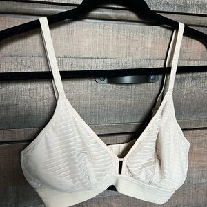 Lively Busty Stripe Mesh Bralette, Size 2 EUC